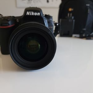 Nikon D750 with lens